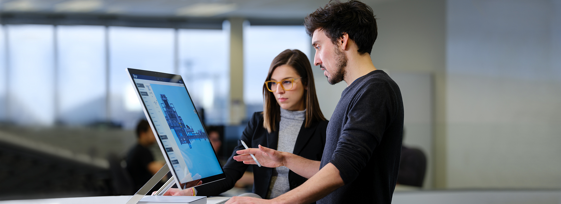 Article-liveline-program Équipiers travaillant avec le programme liveline